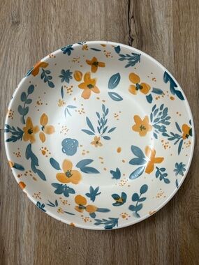 Selamica Floral Ceramic Bowl 2 Piece